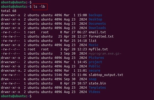vdir Command in Linux2