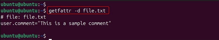 Verifying Extended Attributes