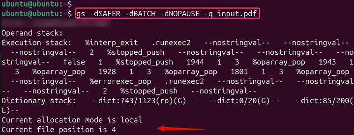 Viewing PostScript or PDF file Using ghostscript